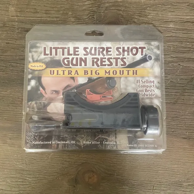 Little Sure Shot Ultra Big Mouth gun rest sealed front package photo