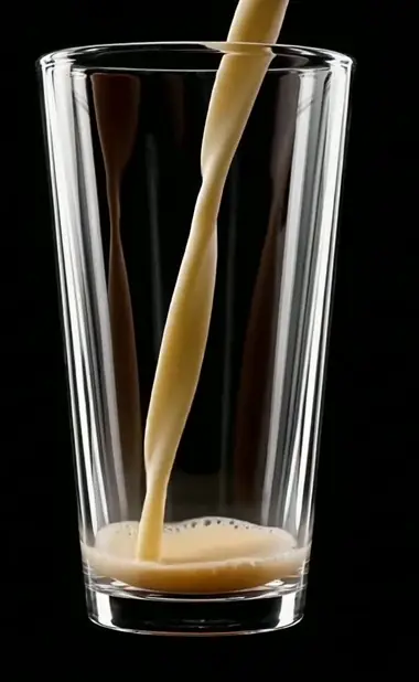 A glass filled to 10% of a $7 latte